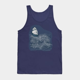 Ship With The Water Is Wide Tank Top